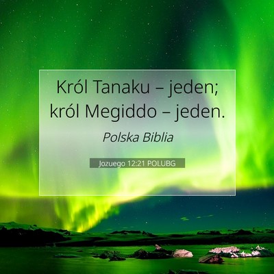 Jozuego 12:21 POLUBG Obraz Wersetu Biblijnego