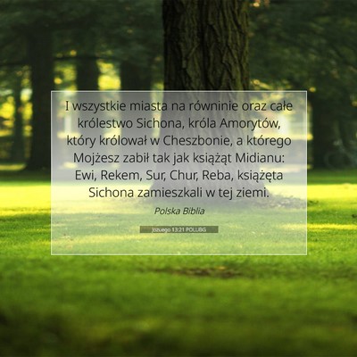 Jozuego 13:21 POLUBG Obraz Wersetu Biblijnego
