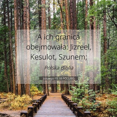 Jozuego 19:18 POLUBG Obraz Wersetu Biblijnego