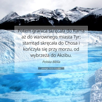 Jozuego 19:29 POLUBG Obraz Wersetu Biblijnego