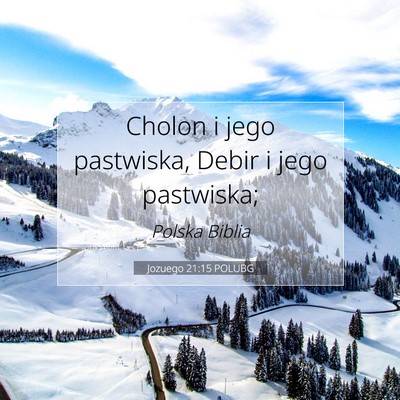 Jozuego 21:15 POLUBG Obraz Wersetu Biblijnego