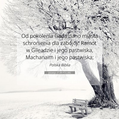 Jozuego 21:38 POLUBG Obraz Wersetu Biblijnego