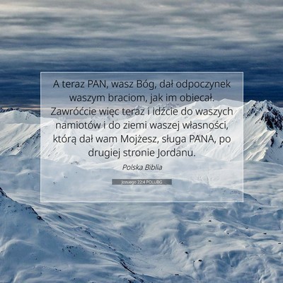 Jozuego 22:4 POLUBG Obraz Wersetu Biblijnego