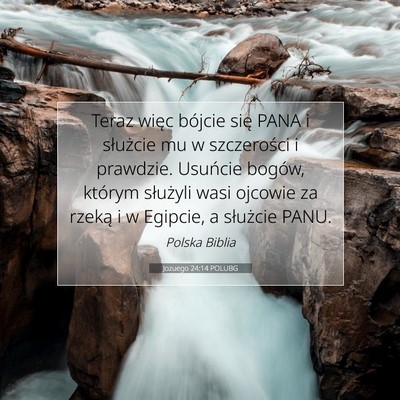 Jozuego 24:14 POLUBG Obraz Wersetu Biblijnego