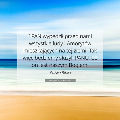 Jozuego 24:18 POLUBG Obraz Wersetu Biblijnego