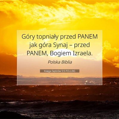 Księga Sędziów 5:5 POLUBG Obraz Wersetu Biblijnego