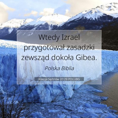 Księga Sędziów 20:29 Werset Biblijny Wyjaśniony
