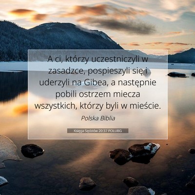 Księga Sędziów 20:37 Werset Biblijny Wyjaśniony