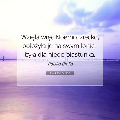Rut 4:16 Werset Biblijny Wyjaśniony
