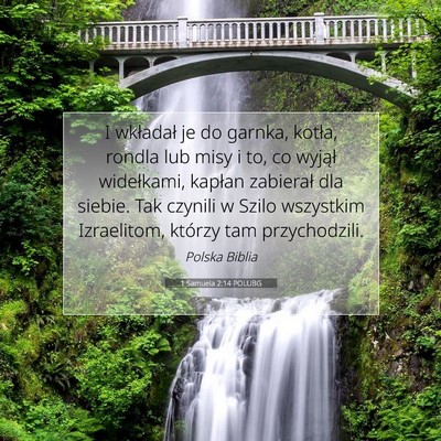 1 Samuela 2:14 Werset Biblijny Wyjaśniony