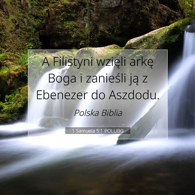 1 Samuela 5:1 POLUBG Obraz Wersetu Biblijnego