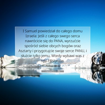1 Samuela 7:3 POLUBG Obraz Wersetu Biblijnego