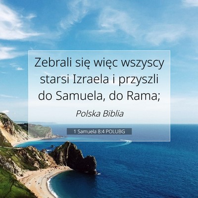 1 Samuela 8:4 POLUBG Obraz Wersetu Biblijnego