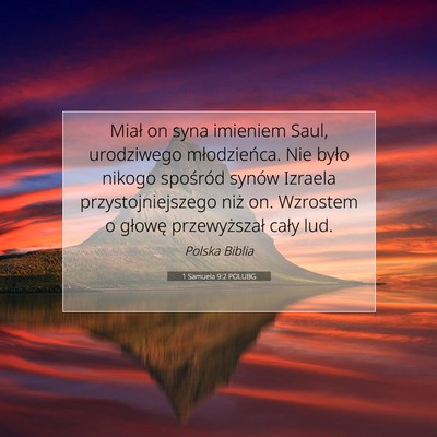 1 Samuela 9:2 POLUBG Obraz Wersetu Biblijnego