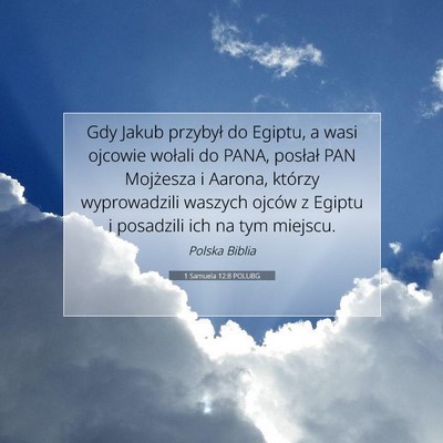 1 Samuela 12:8 POLUBG Obraz Wersetu Biblijnego