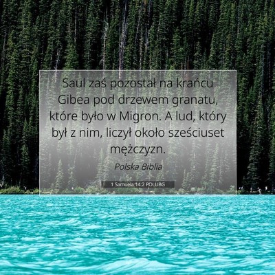 1 Samuela 14:2 POLUBG Obraz Wersetu Biblijnego