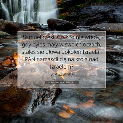 1 Samuela 15:17 POLUBG Obraz Wersetu Biblijnego