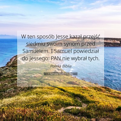 1 Samuela 16:10 POLUBG Obraz Wersetu Biblijnego