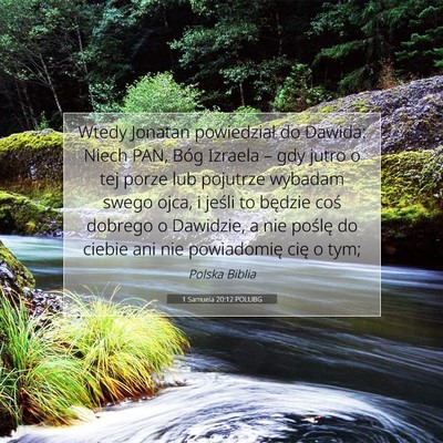 1 Samuela 20:12 POLUBG Obraz Wersetu Biblijnego