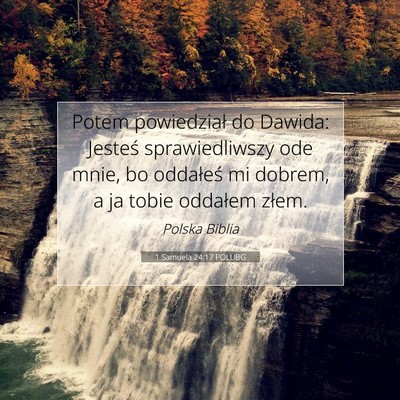 1 Samuela 24:17 POLUBG Obraz Wersetu Biblijnego