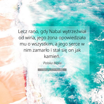 1 Samuela 25:37 POLUBG Obraz Wersetu Biblijnego