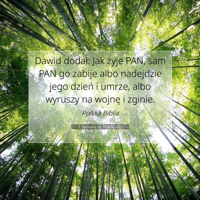 1 Samuela 26:10 POLUBG Obraz Wersetu Biblijnego