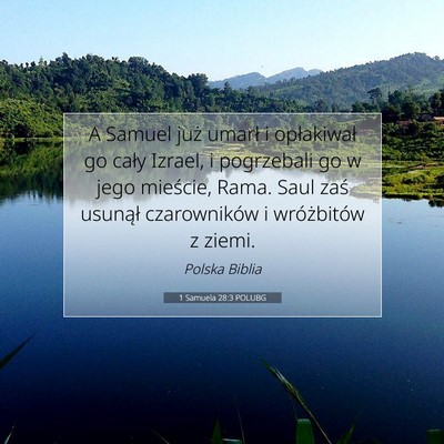 1 Samuela 28:3 POLUBG Obraz Wersetu Biblijnego