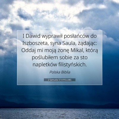 2 Samuela 3:14 POLUBG Obraz Wersetu Biblijnego