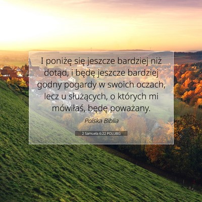 2 Samuela 6:22 Werset Biblijny Wyjaśniony