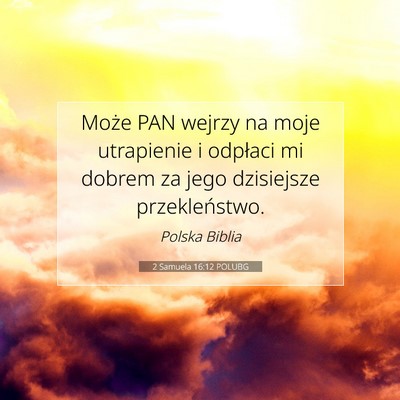 2 Samuela 16:12 POLUBG Obraz Wersetu Biblijnego