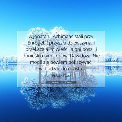 2 Samuela 17:17 POLUBG Obraz Wersetu Biblijnego