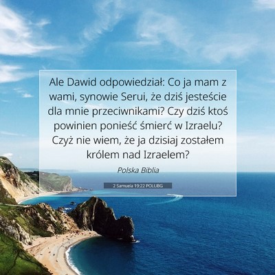 2 Samuela 19:22 POLUBG Obraz Wersetu Biblijnego