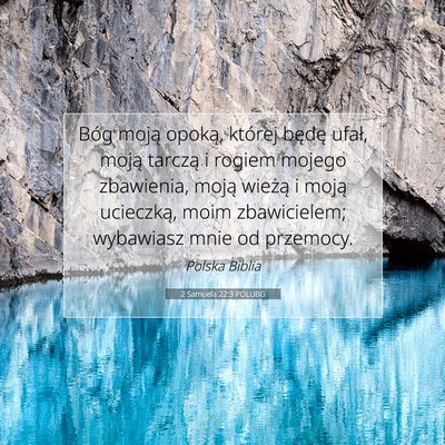 2 Samuela 22:3 POLUBG Obraz Wersetu Biblijnego