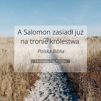 1 Królewska 1:46 Werset Biblijny Wyjaśniony