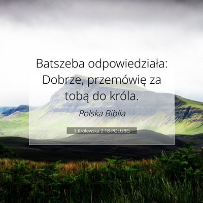 1 Królewska 2:18 Werset Biblijny Wyjaśniony