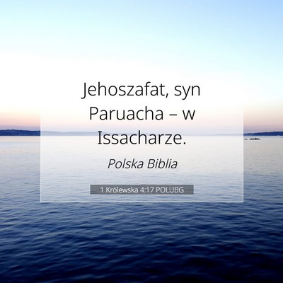 1 Królewska 4:17 Werset Biblijny Wyjaśniony