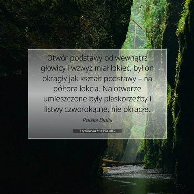 1 Królewska 7:31 Werset Biblijny Wyjaśniony