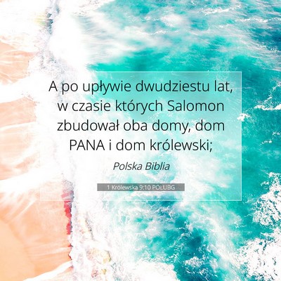 1 Królewska 9:10 POLUBG Obraz Wersetu Biblijnego