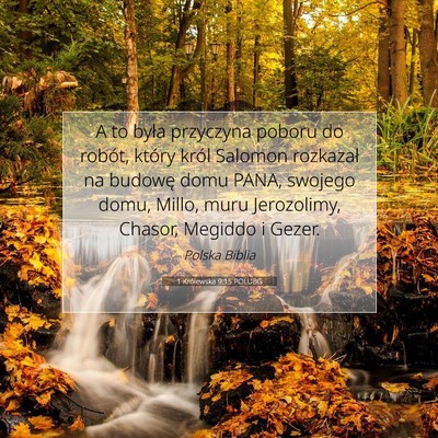 1 Królewska 9:15 POLUBG Obraz Wersetu Biblijnego