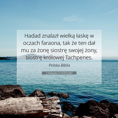 1 Królewska 11:19 POLUBG Obraz Wersetu Biblijnego
