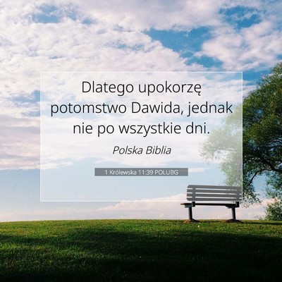 1 Królewska 11:39 POLUBG Obraz Wersetu Biblijnego