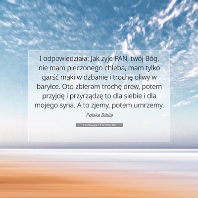 1 Królewska 17:12 Werset Biblijny Wyjaśniony