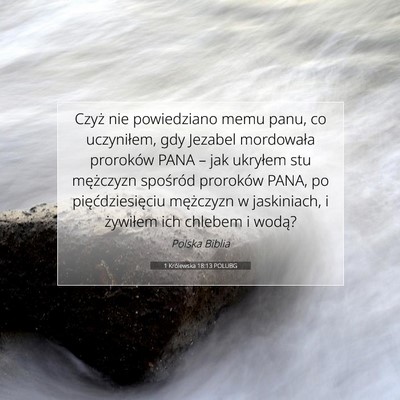 1 Królewska 18:13 POLUBG Obraz Wersetu Biblijnego