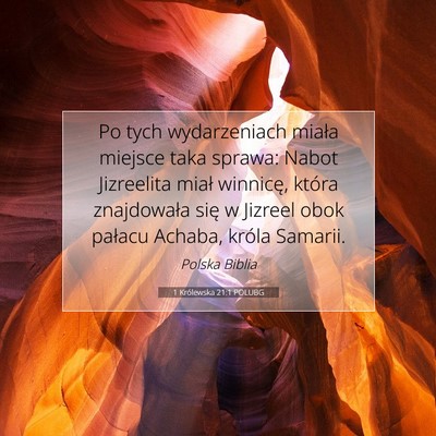 1 Królewska 21:1 POLUBG Obraz Wersetu Biblijnego
