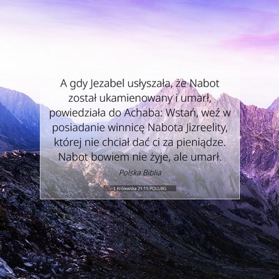 1 Królewska 21:15 POLUBG Obraz Wersetu Biblijnego