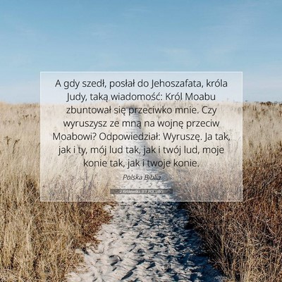 2 Królewska 3:7 Werset Biblijny Wyjaśniony