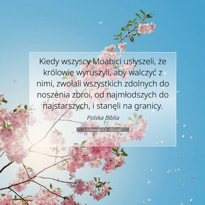 2 Królewska 3:21 Werset Biblijny Wyjaśniony
