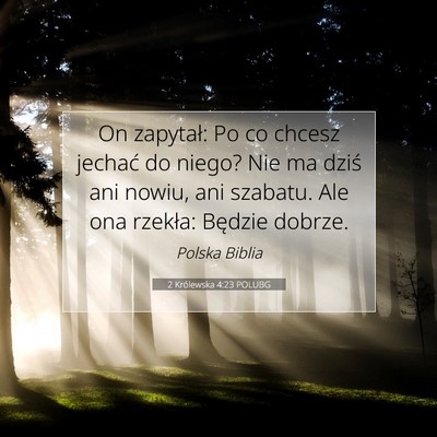 2 Królewska 4:23 POLUBG Obraz Wersetu Biblijnego