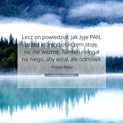 2 Królewska 5:16 POLUBG Obraz Wersetu Biblijnego