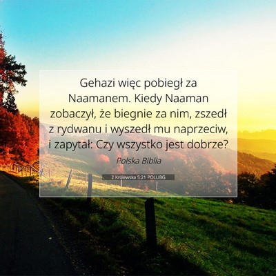2 Królewska 5:21 POLUBG Obraz Wersetu Biblijnego
